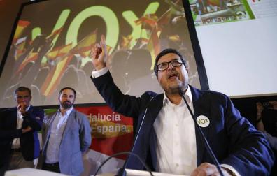 Serrano (Vox): "Vamos a propiciar el cambio en Andalucía, la reconquista"