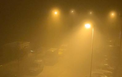La niebla obliga a retrasar el primer vuelo de la mañana a Madrid