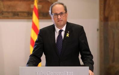 Torra afirma que "volver atrás no es ninguna opción" en el aniversario del 27-O