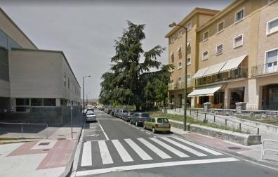 Calle María Auxiliadora, en la Txantrea.