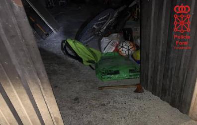 Detenido en Falces por un delito de daños e intimidar a los vecinos con un hacha