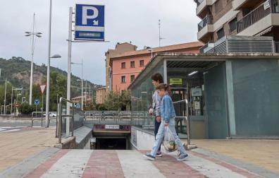 El parking subterráneo de Estella, cuya gestión se asumirá directamente desde el consistorio.