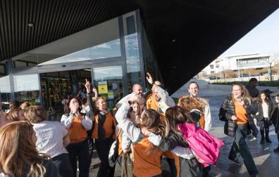 Mercadona Tudela, 'súper' de alegría