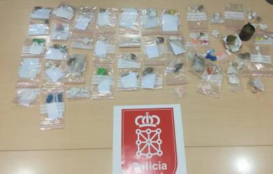 Denunciadas 33 personas por posesión de droga en registros de locales en Pamplona