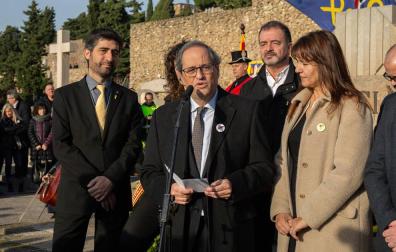 Torra, al Rey: "En Cataluña no hay un problema de convivencia sino de democracia y de justicia"