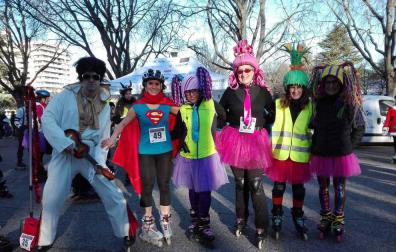 Carrera de patinaje para despedir 2018