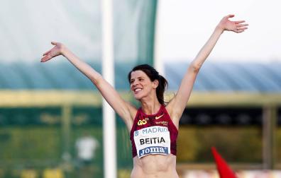 Ruth Beitia logra su marca tope de la temporada en Madrid