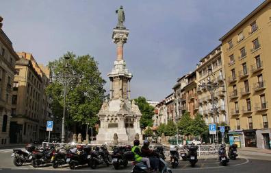 Paseo Sarasate de Pamplona.