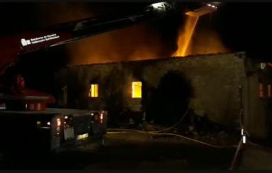 Un incendio afecta a una vivienda en Artaiz