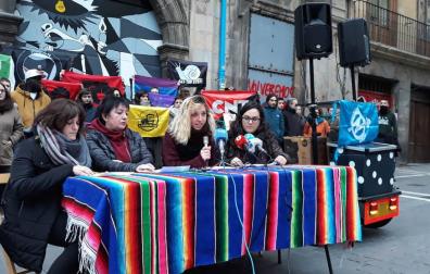 Colectivos populares apoyan al Gaztetxe Maravillas y llaman a manifestarse en su apoyo