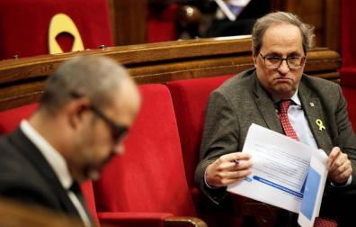 Torra no descarta una nueva declaración de independencia