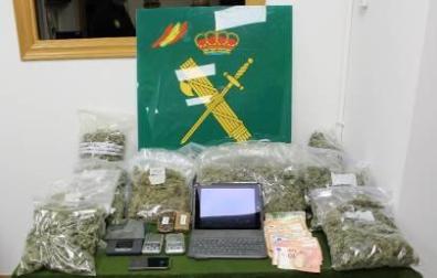 Tres detenidos en un club cannábico de Estella por tráfico de drogas y blanqueo