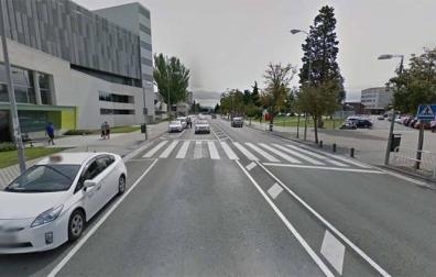 Herida leve una mujer de 65 años al ser atropellada en Pamplona