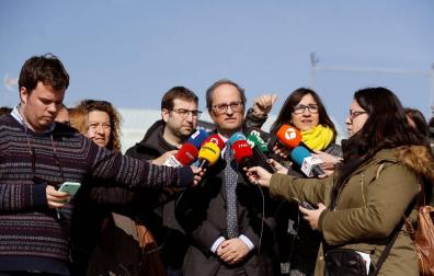 Torra pide a Sánchez "coraje" y seguir con un diálogo que incluya autodeterminación
