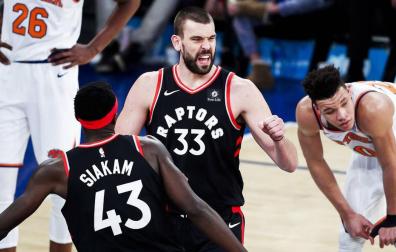 Marc Gasol debuta con triunfo con los Raptors