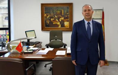 El director provincial de la Inspección de Trabajo y SS, Guillermo Dachary Pagola, en su despacho.