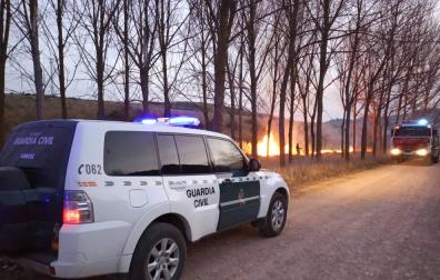 Declarados varios incendios forestales en Navarra