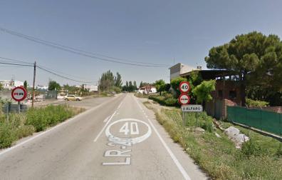 Herido un vecino de Tudela en una colisión entre dos coches en Alfaro