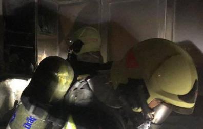 Trasladada una persona por un incendio registrado en una cocina en Ansoáin