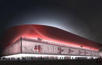 Propuesta del estudio OFS VDR para la reforma del estadio rojillo