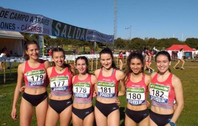 El equipo navarro sub20 de campo a través.