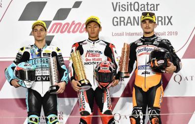 El japonés Toba estrena los podios con su triunfo en Losail