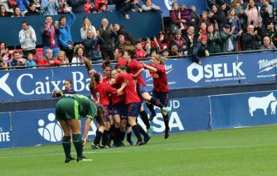 Imágenes del partido Osasuna Femenino-SD Eibar disputado en El Sadar