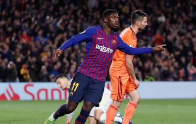 El jugador del F.C. Barcelona Ousmane Dembélé.