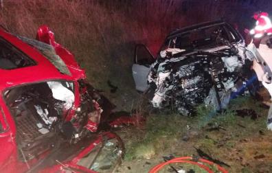 Un fallecido y dos heridos leves en un accidente de tráfico en Olite