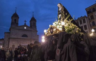 La exposición de La Dolorosa en San Miguel inicia la Semana Santa