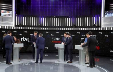 Cuatro candidatos "con ganas"