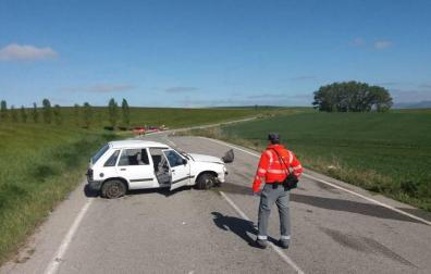 Un joven de Beriain, herido muy grave en un accidente en Galar