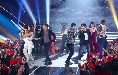Los concursantes de la última edición de 'OT' en la gala final.