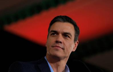 Pedro Sánchez, en un acto electoral.