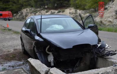 Muere un vecino de Valtierra al salirse de la vía y chocar contra una arqueta de hormigón