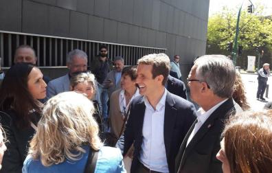 Casado dice que la "suma funciona" como muestra la coalición navarra
