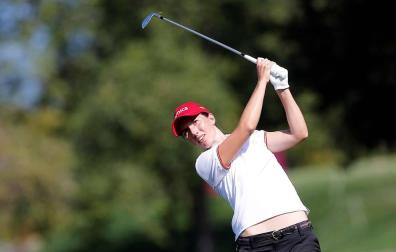 Carlota Ciganda, a un golpe de un cuarteto de líderes en el ecuador del torneo de Evian