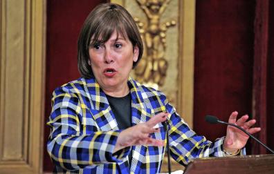 Uxue Barkos, presidenta del Gobierno de Navarra.