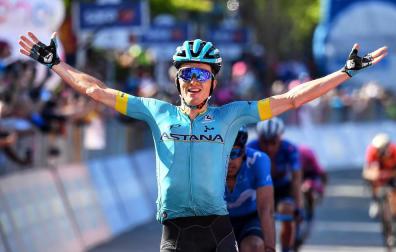 Pello Bilbao le gana el esprint a Landa en la meta de Crocce d'Aune-Monte Avena