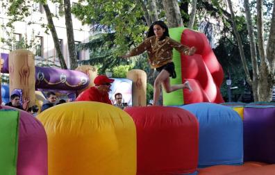 Actividades infantiles de la iniciativa 'Comercio hace ciudad' en Pamplona