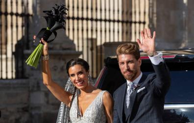 Sergio Ramos y Pilar Rubio se dan el "sí, quiero" en la Catedral de Sevilla