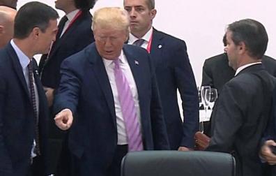 Pedro Sánchez no se sintió "ninguneado" por el polémico gesto de Trump