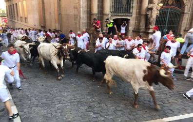Veloz y limpia carrera de los Victoriano del Río en el sexto encierro
