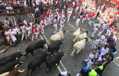 Cuarto encierro de San Fermín 2019