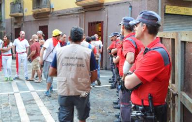 ​Policía Foral detiene a ocho personas en el segundo día de las fiestas de San Fermín