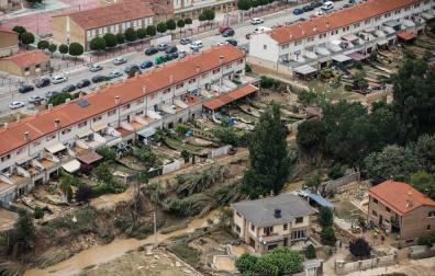 Fotos de las inundaciones en Tafalla, Olite, Beire y Pueyo