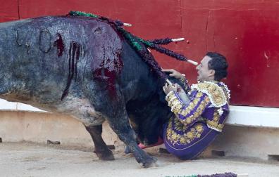 Rafaelillo, herido grave por una cornada en hemitórax izquierdo