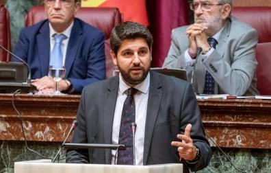 Vox frustra la investidura del candidato del PP en Murcia