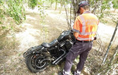 Herido muy grave un motorista en un accidente en Tafalla