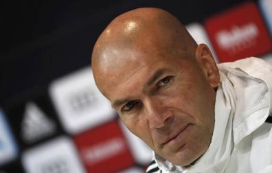 El entrenador del Real Madrid, Zinedine Zidane